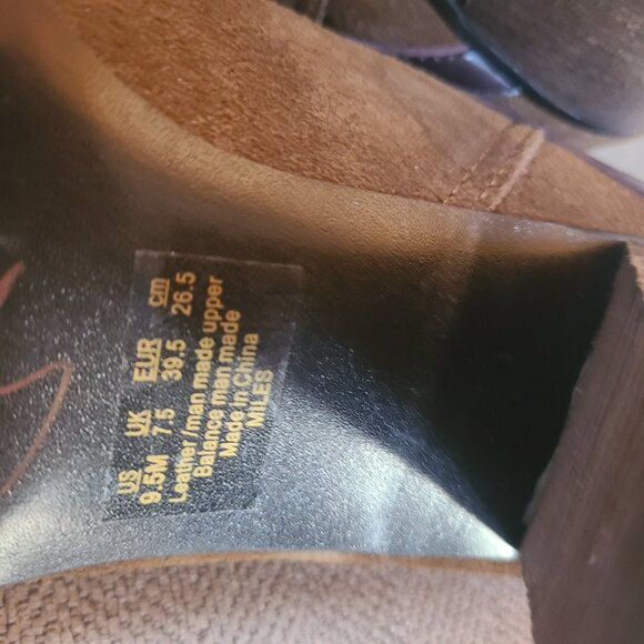 Carlos by Carlos Santana Miles Ankle Boot Booties Bourbon Brown 9.5 Boho Rock - Picture 7 of 8